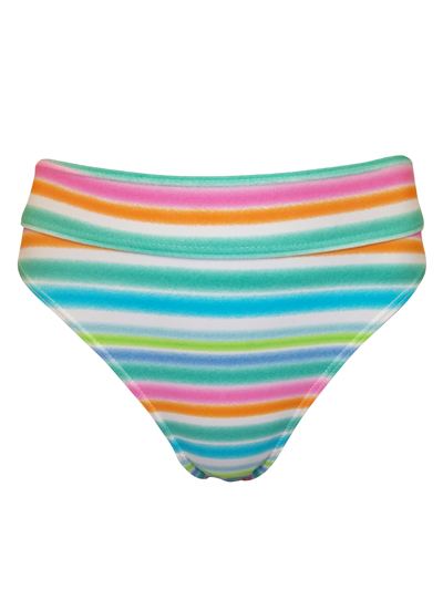 Multi Striped Hipster Bikini Bottoms Size