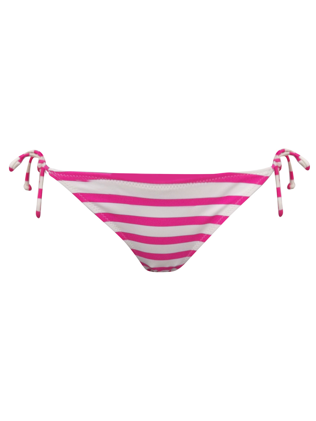 Accessorize Accessorize Pink Horizontal Striped Bikini Bottoms Size 8 To 18 