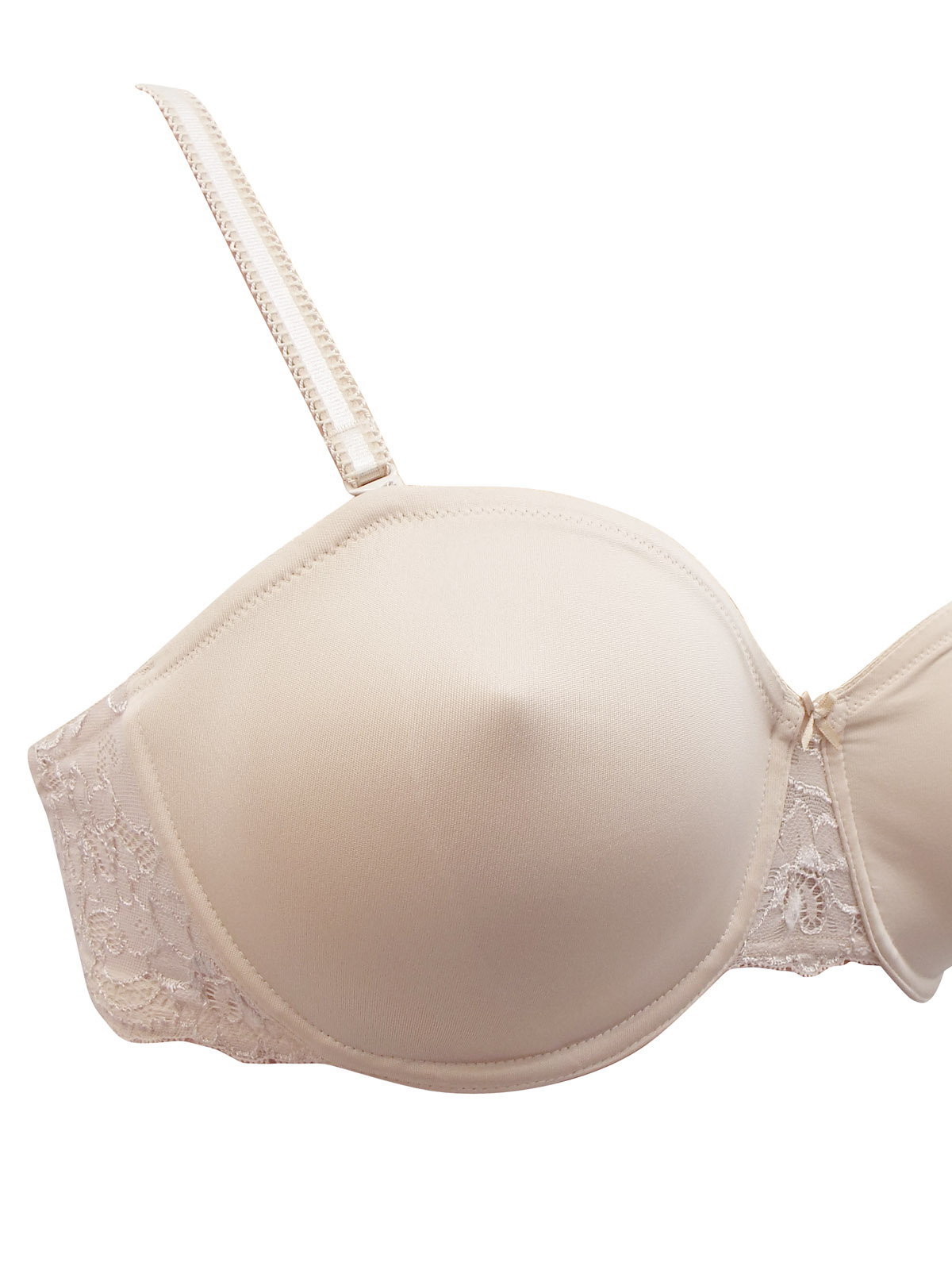 Marks And Spencer M Nude Lace Wing Non Padded Multiway Bra Size