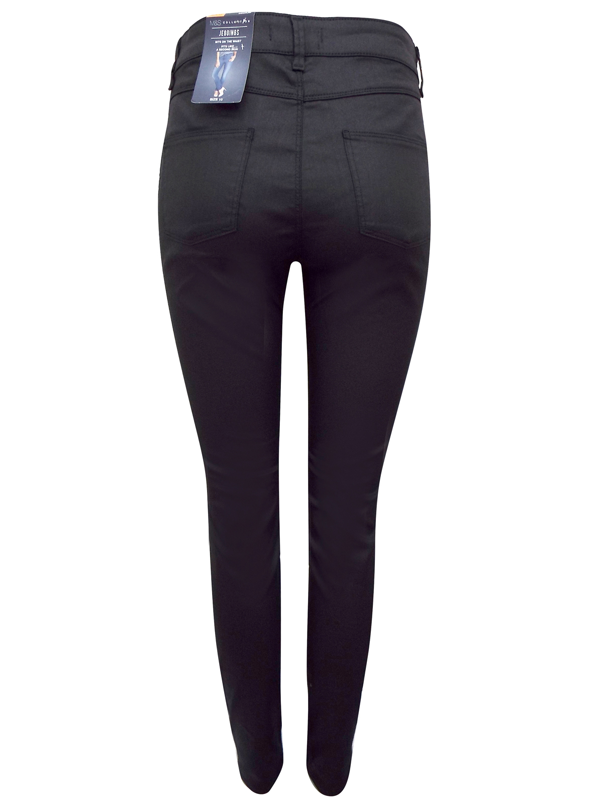 m&s black jeggings