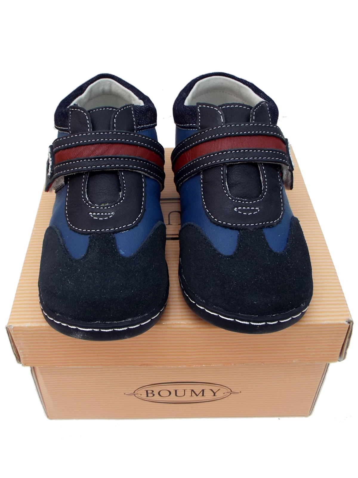 Boumy - - Boumy Boys COBALT Genuine Leather Outdoor Shoes - Shoe Size 4 ...