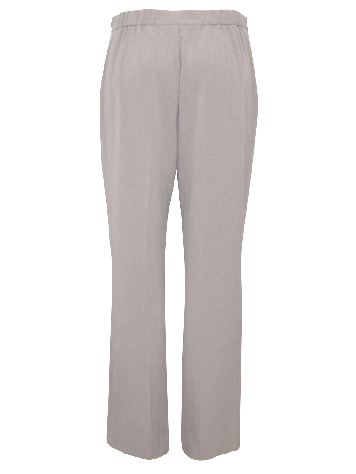 Marks and Spencer - - M&5 TAUPE Side Zip Slim Leg Trousers - Size 12